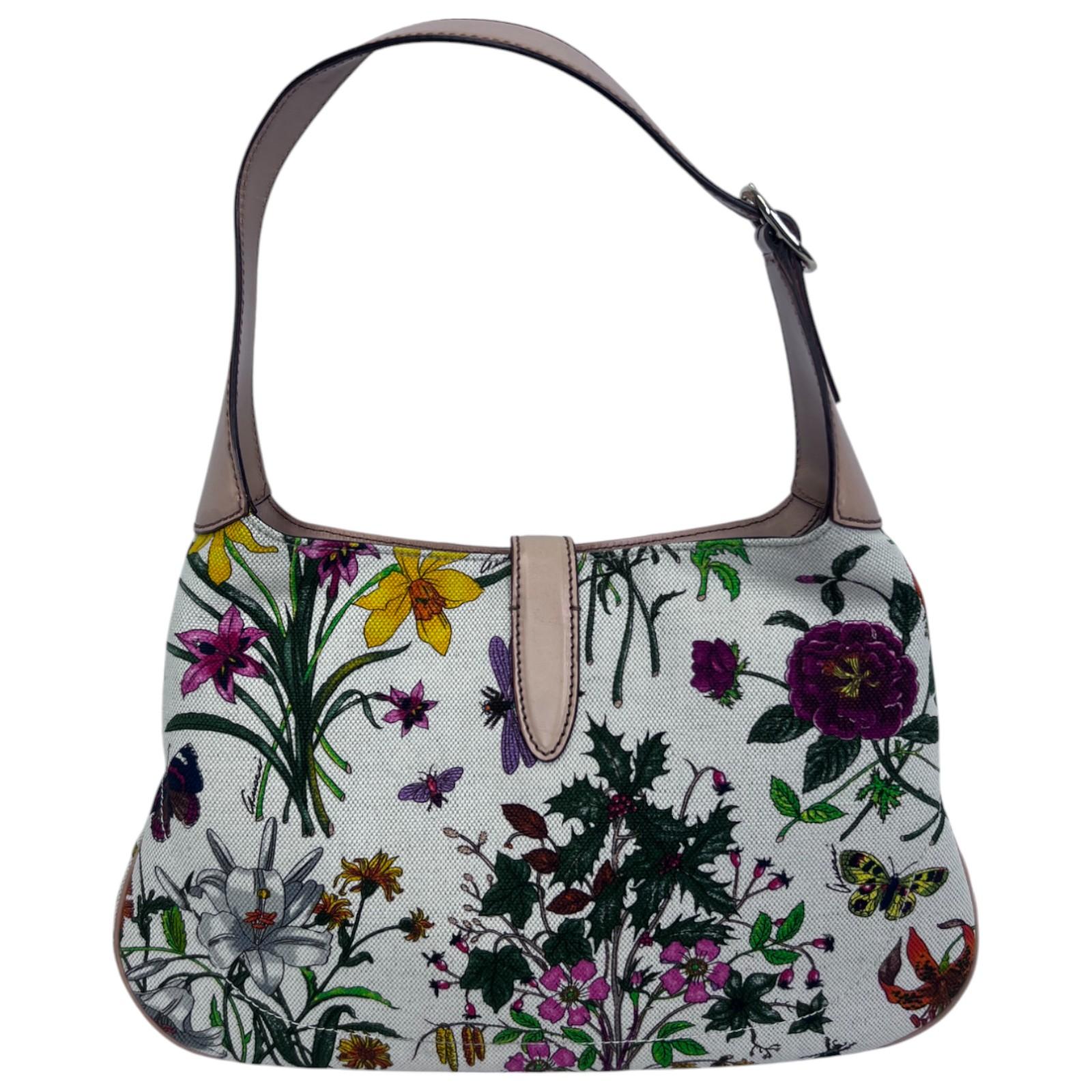 Gucci Flora Jackie O Hobo Tasche Damen im Angebot