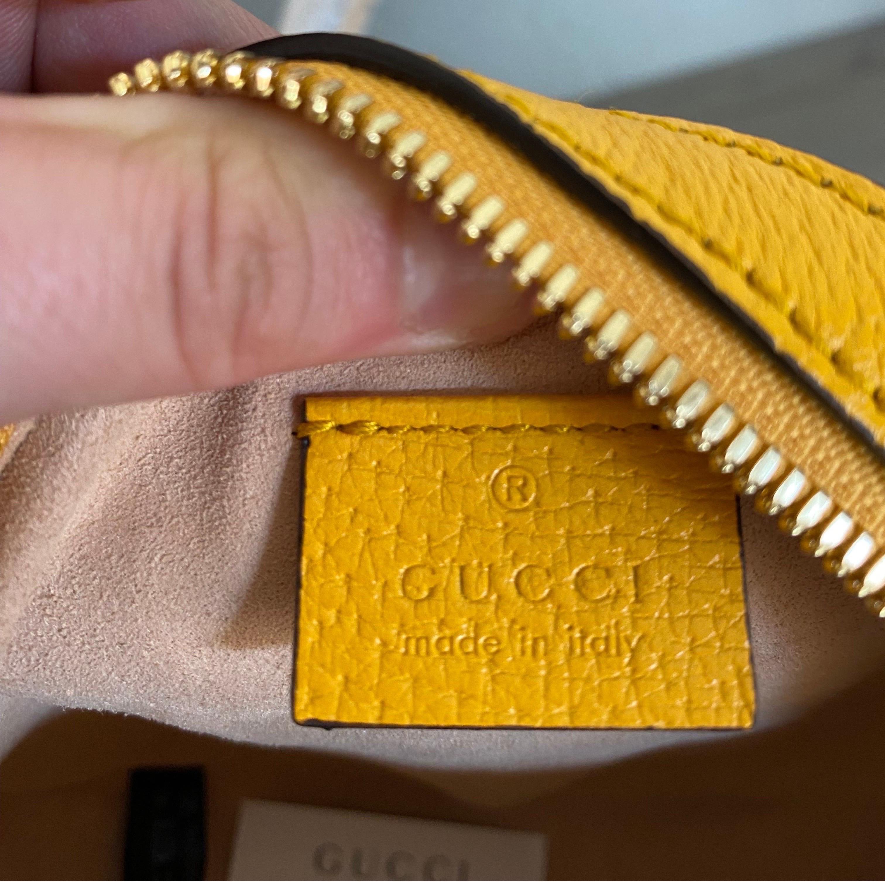 Gucci Flora Ophidia round yellow bag 2