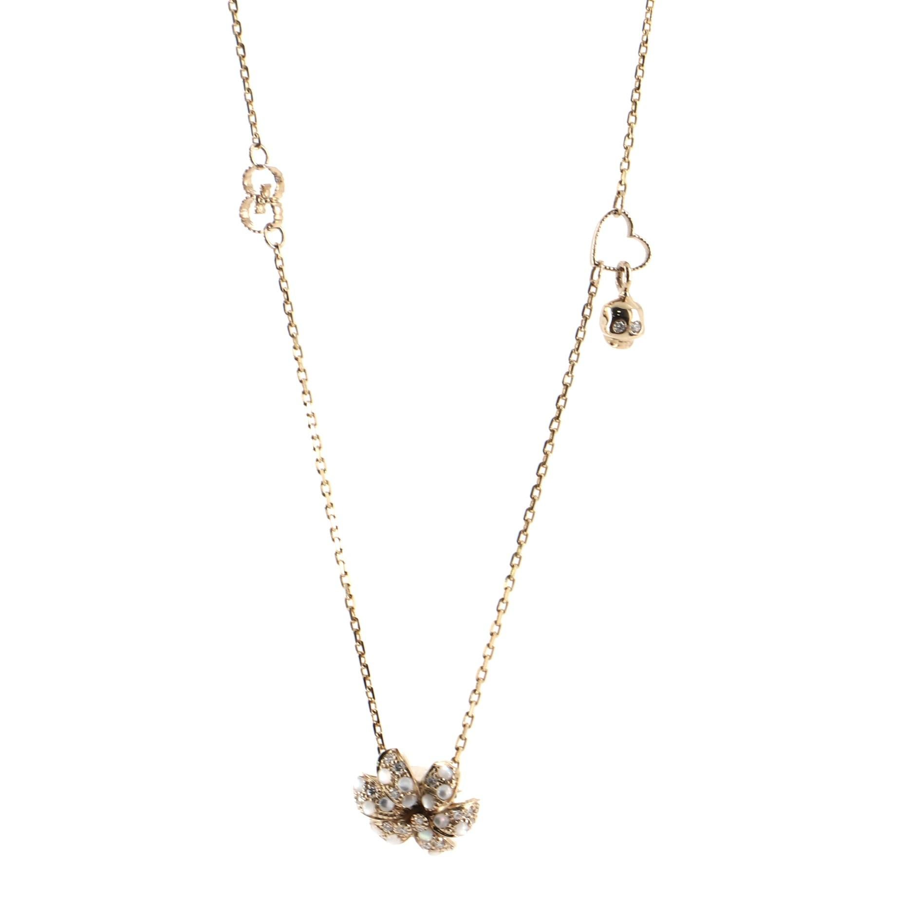 gucci clover necklace