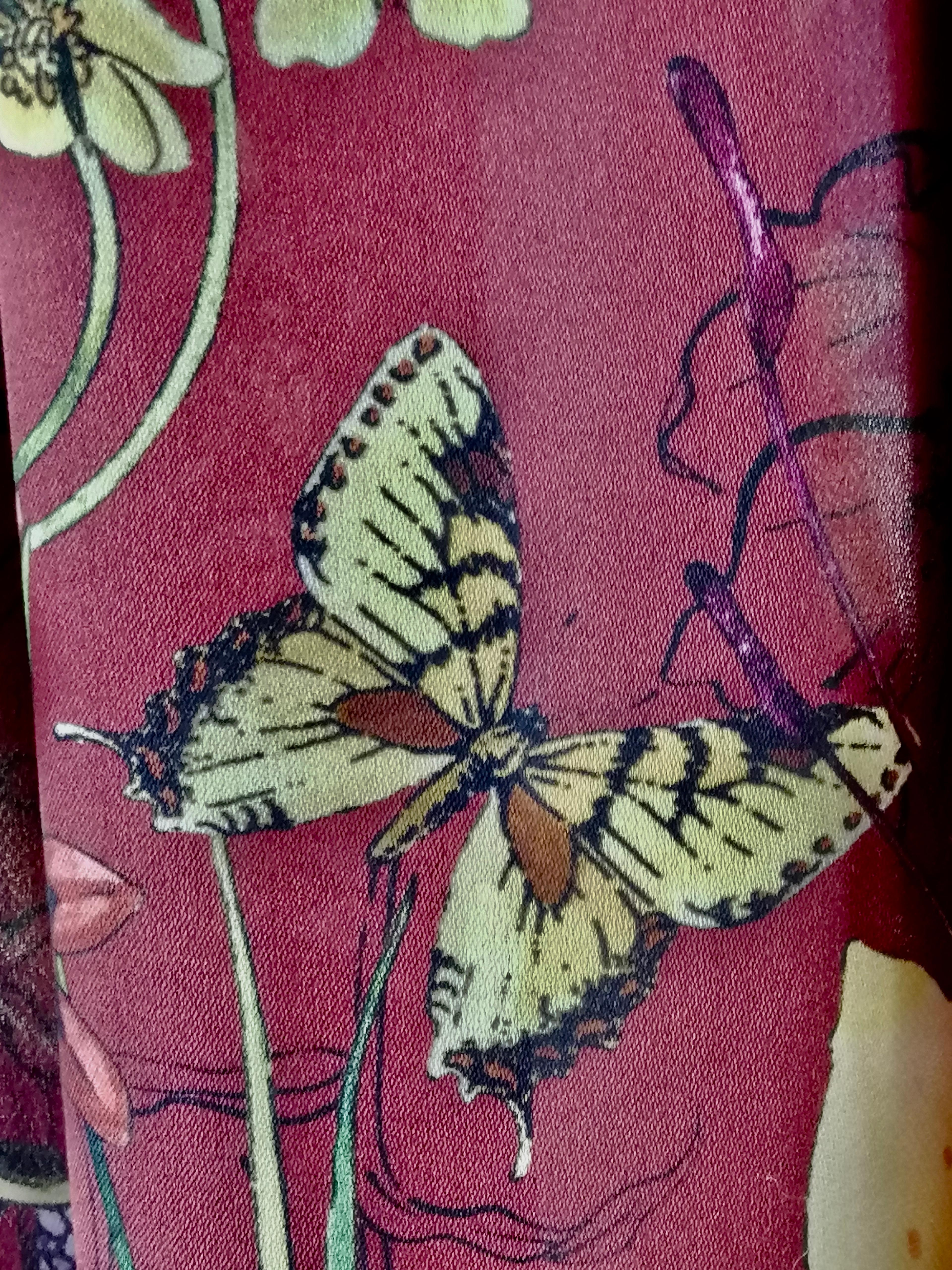 Vestido largo de seda GUCCI Flora Resort 2013 en venta 10