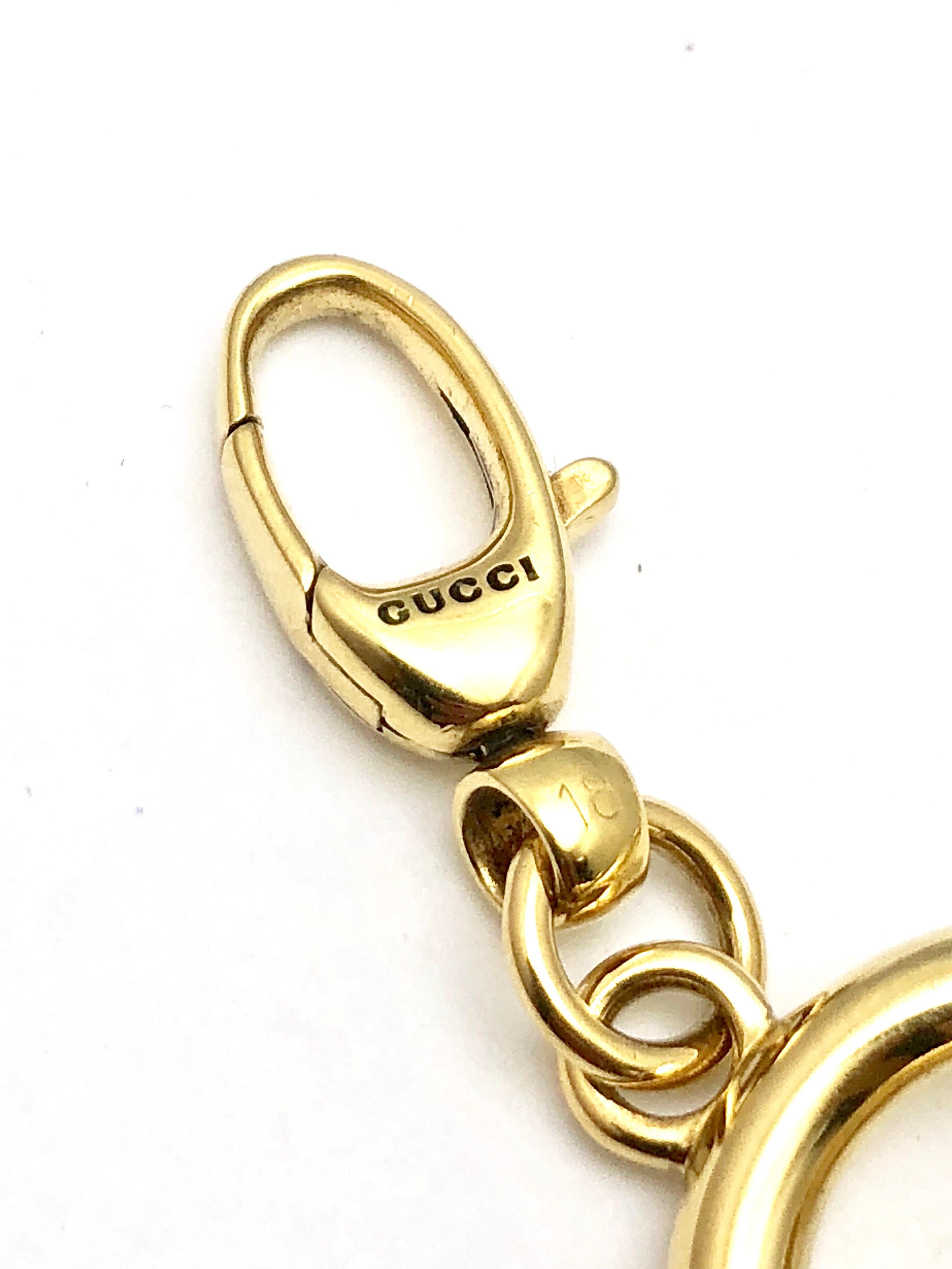 Round Cut Gucci Flora St. Tropez Malachite Sugilite and Tiger's Eye Yellow Gold Bracelet