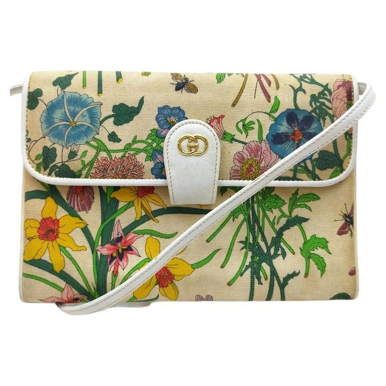 Gucci Floral Blooms Flap Crossbody Bag 863394 at 1stDibs