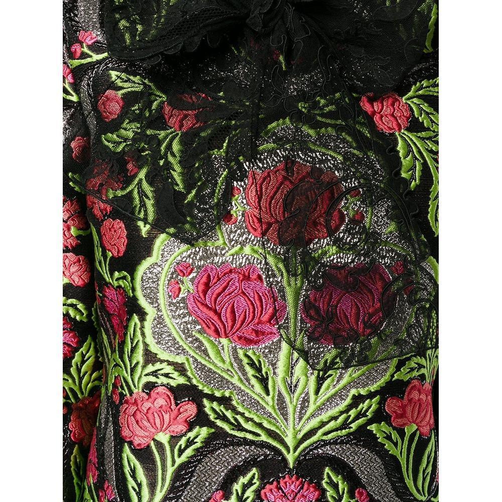 Women's GUCCI Floral Brocade and Lace Dress IT40 US 2-4