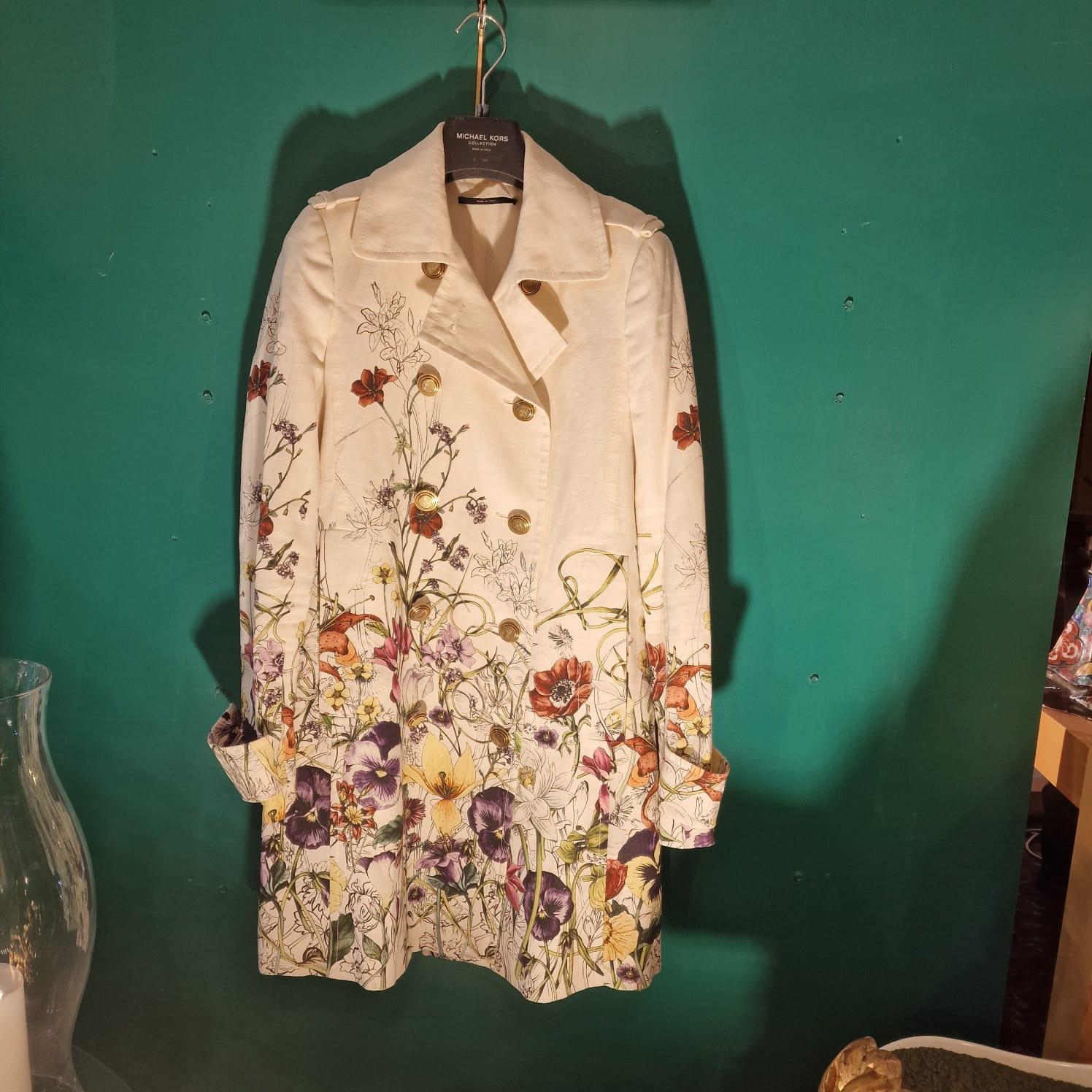 Gucci Floral Flora Infinity Linen Trench  Frock  by Frida Giannini 11