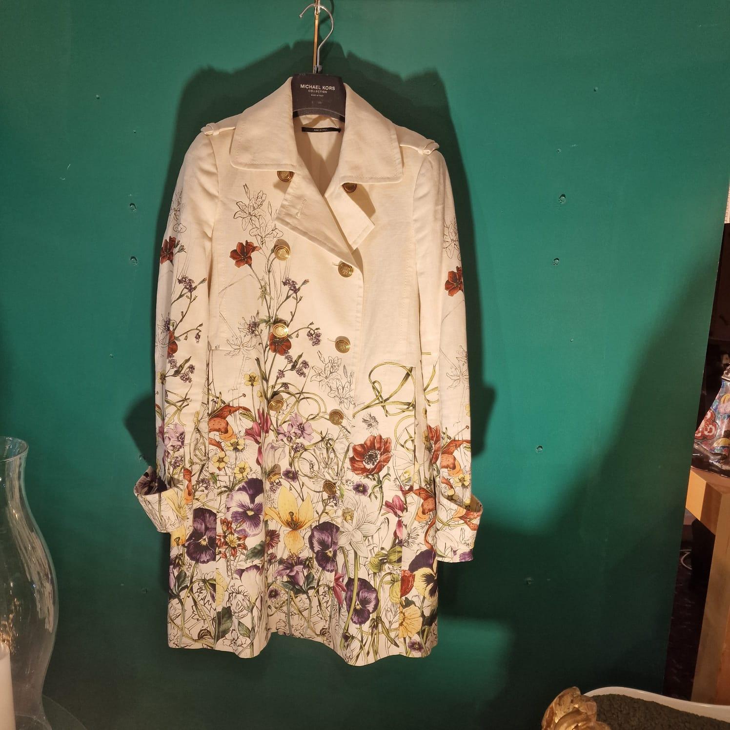 Gucci Floral Flora Infinity Linen Trench  Frock  by Frida Giannini 2