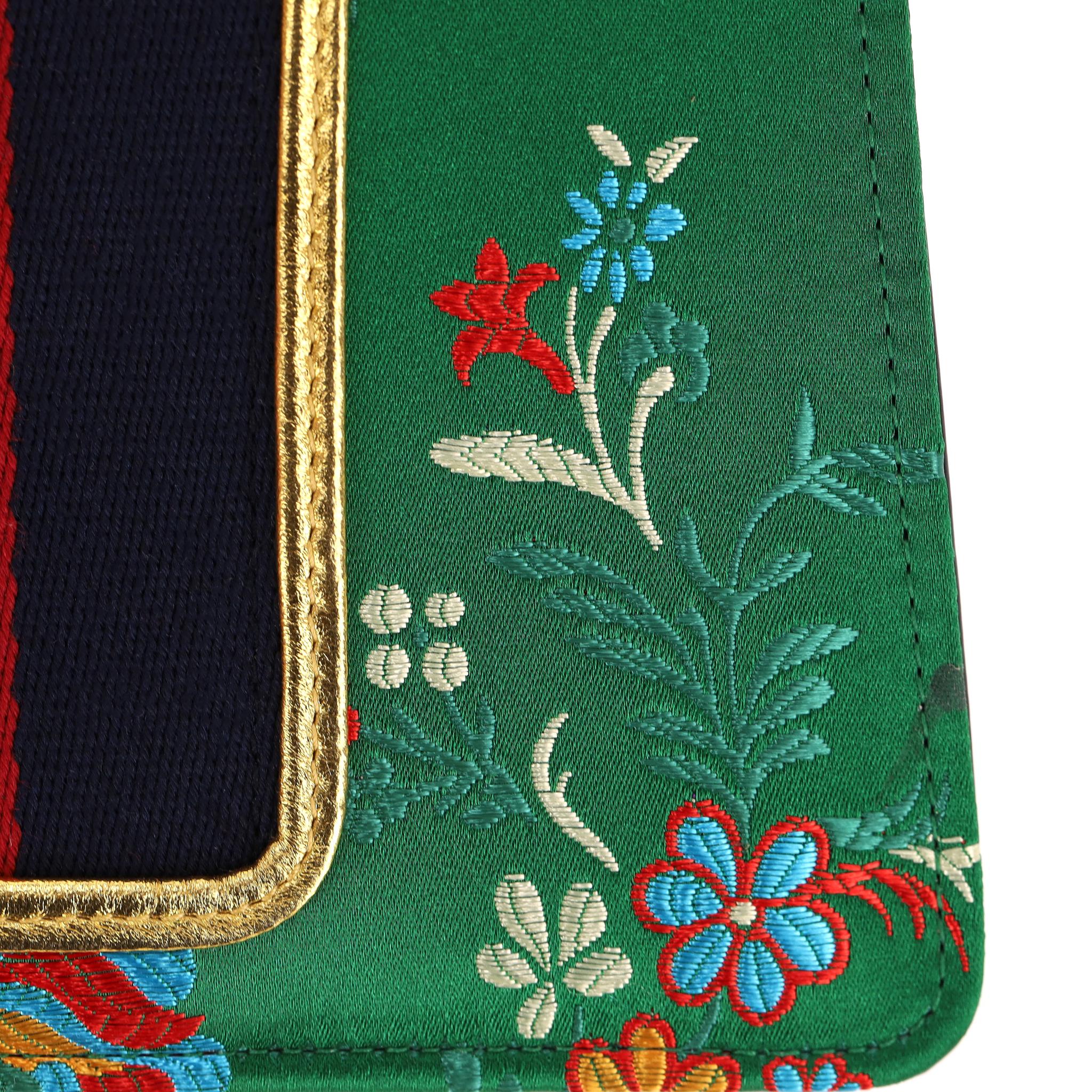 Gucci Floral Jacquard Sylvie Small Top Handle Bag 3