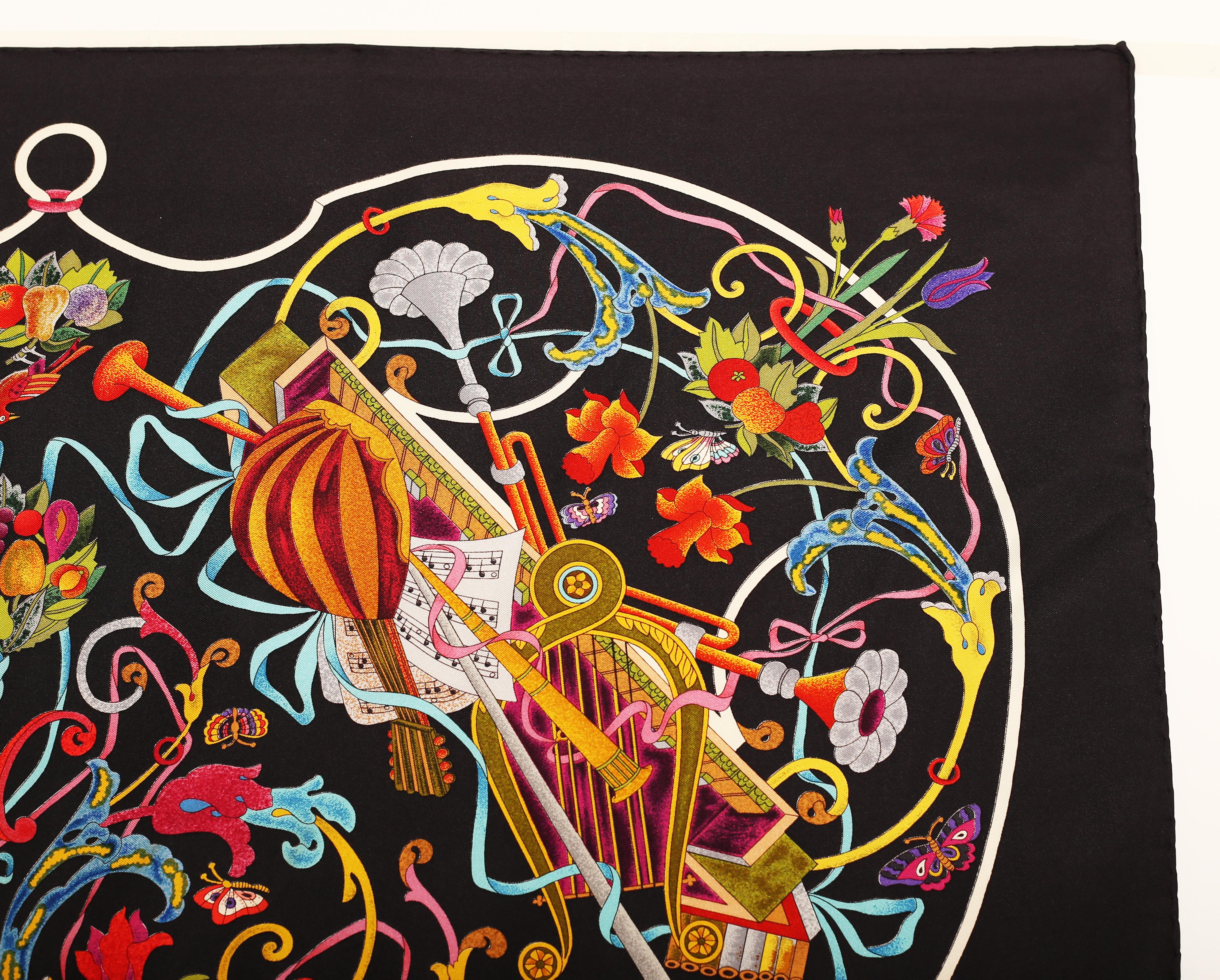 gucci floral silk scarf
