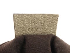 Gucci Floral Pattern Messenger 868604 White Canvas Cross Body Bag