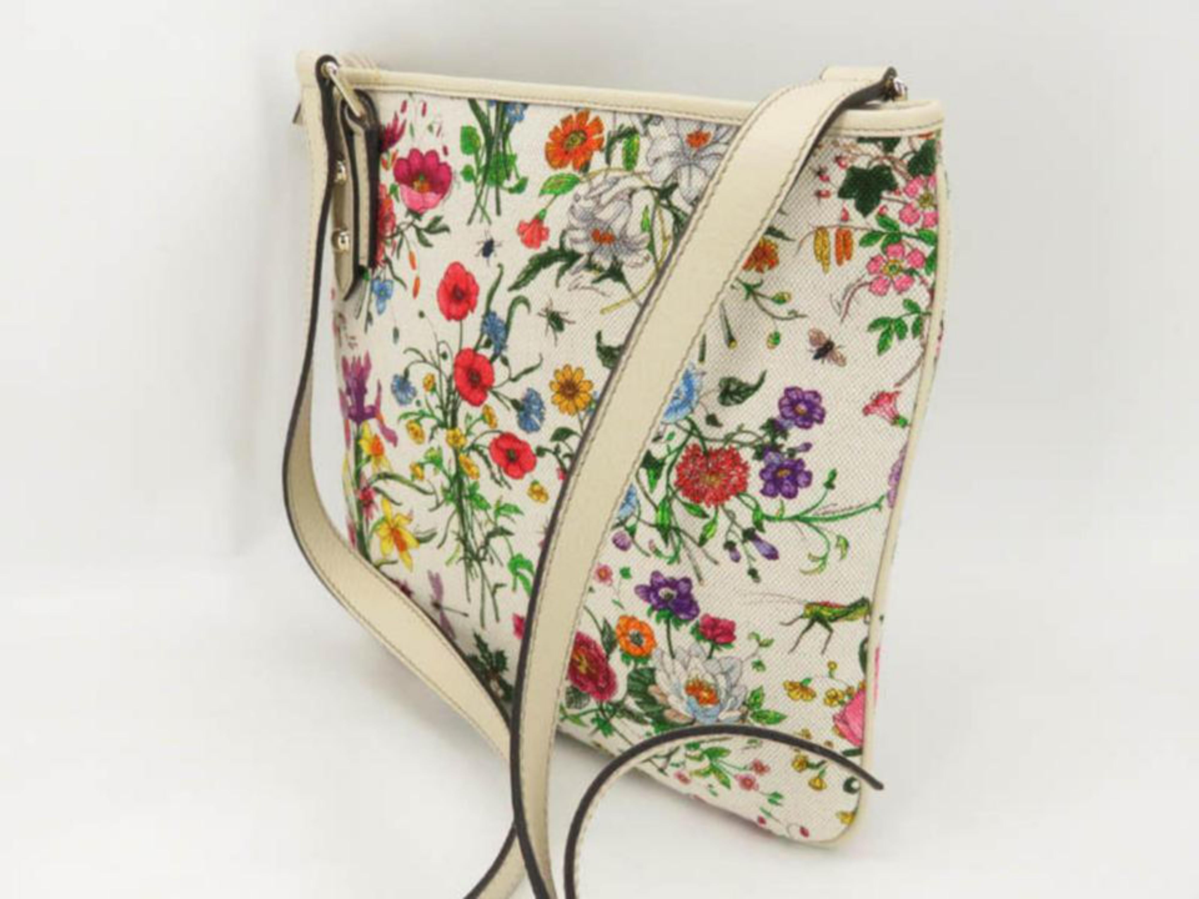 gucci floral crossbody bag