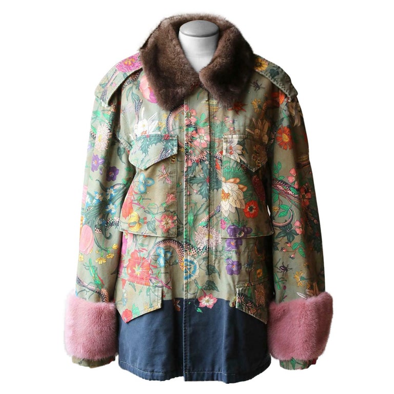 gucci floral print jacket