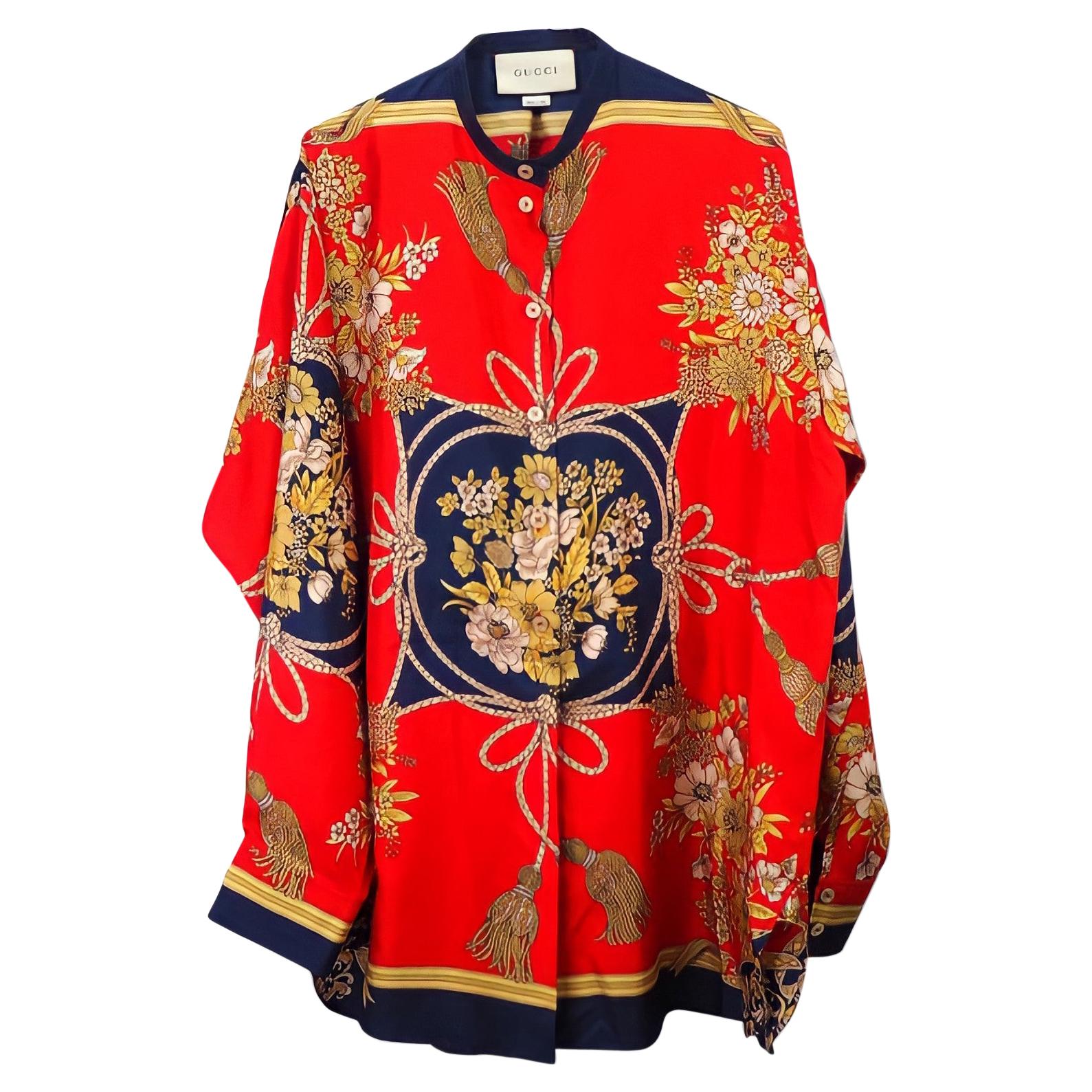 Gucci Floral Print Shirt - Size 42 (550600)