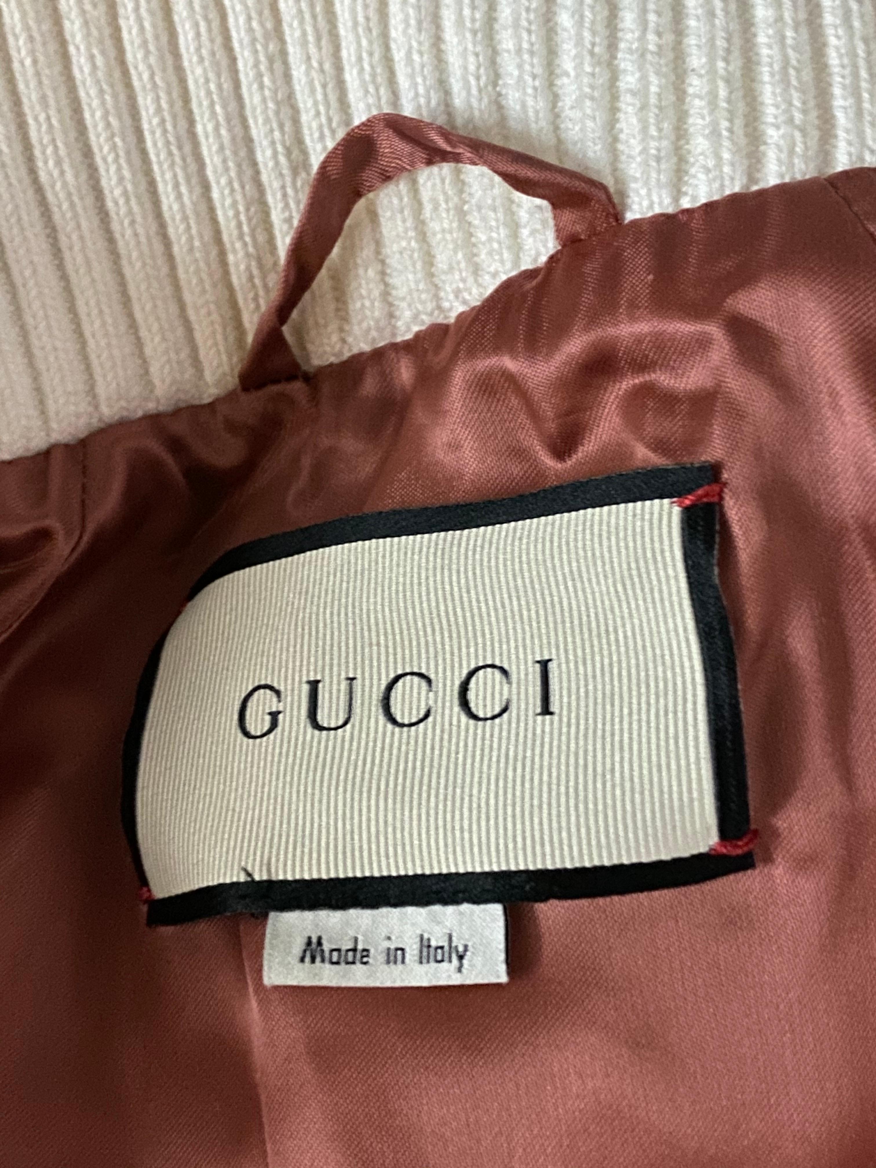 Gucci Floral Seide Bomber Jacke Größe 40 5