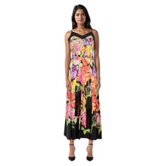 Gucci Floral Silk Maxi Belted Dress Size S