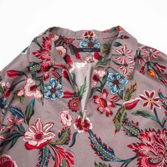 Gucci Floral Silk Men's Shirt Size 43 Large Pre-Owned Excellent