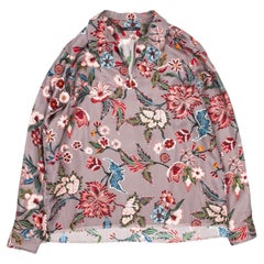Gucci Floral Silk Men's Shirt Size 43 Large Pre-Owned Excellent