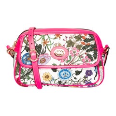 Gucci Floral Flora Weiß Fuschia Fluo Tasche