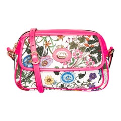 Gucci Floral Flora White Fuschia Fluo Bag