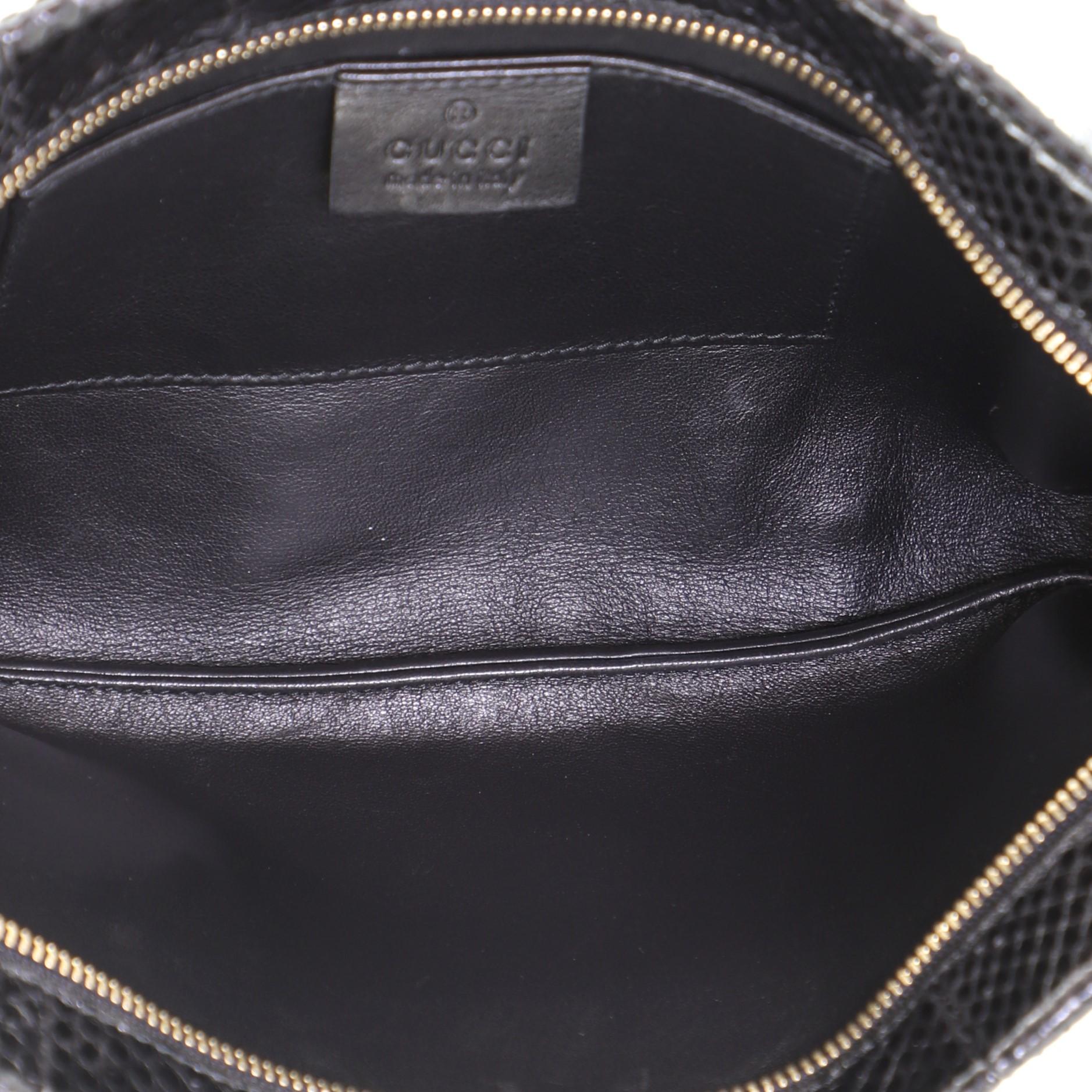 Gucci Flower Chain Clutch Python Medium 1