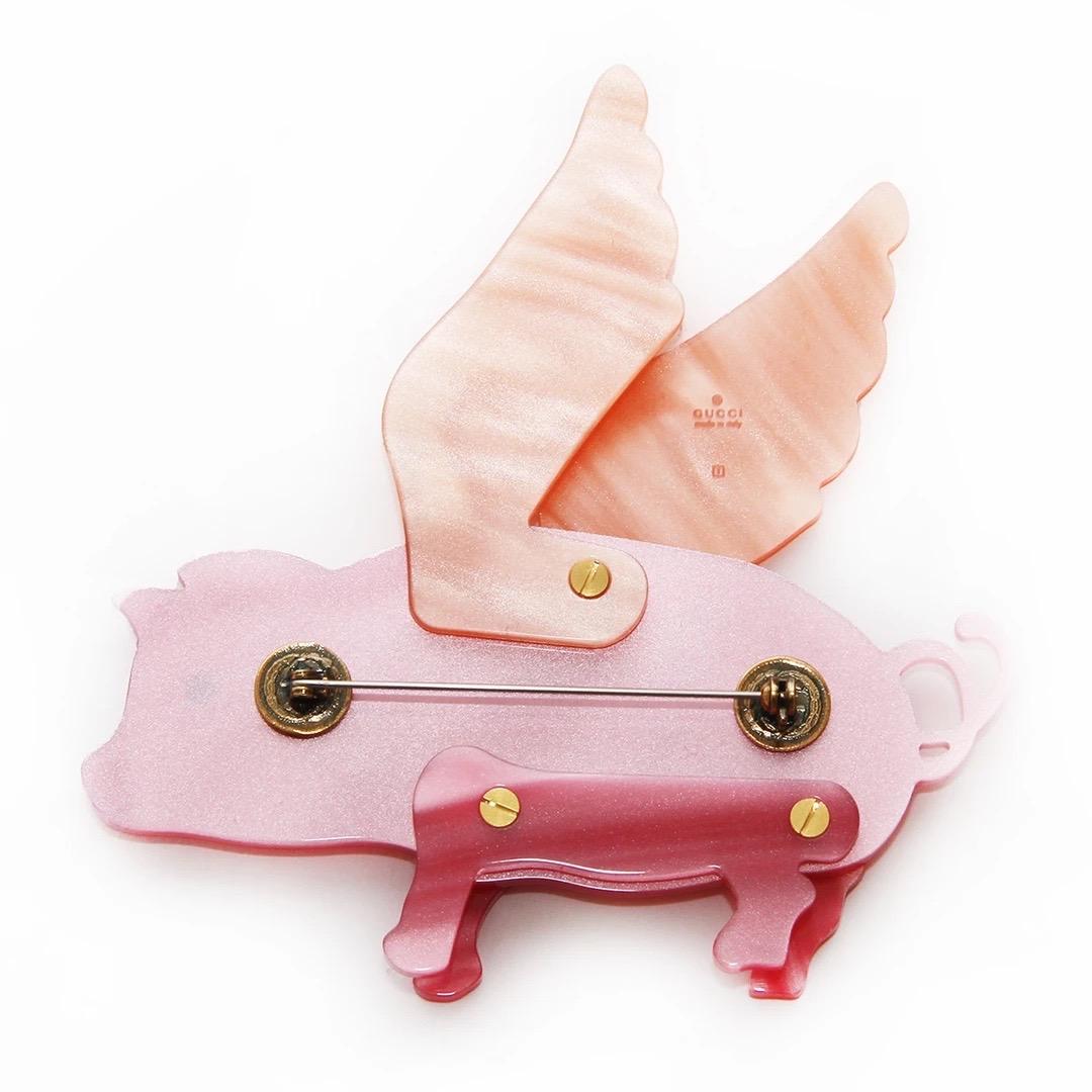 pig brooch gucci