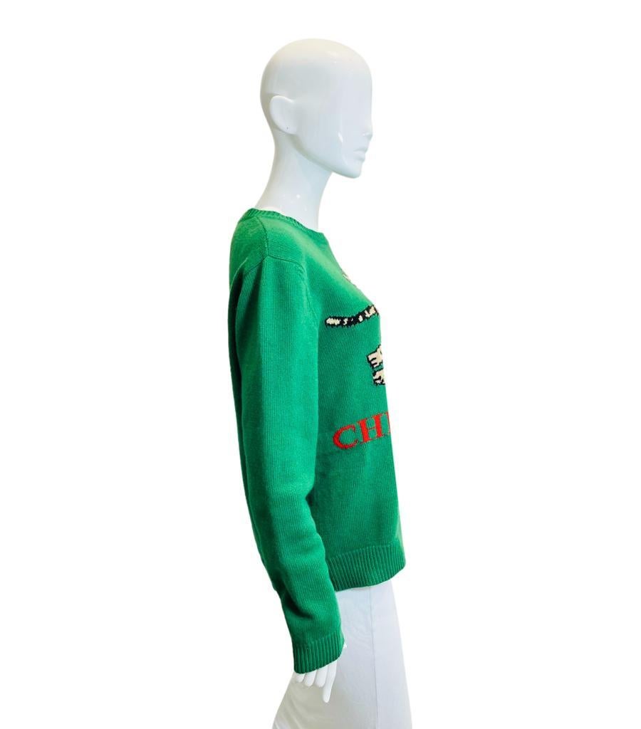 Gucci Flying Tiger Wool Jumper In New Condition In London, GB