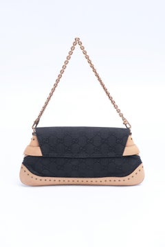 Gucci For Tom Ford Studded Monogram Clutch With Chain