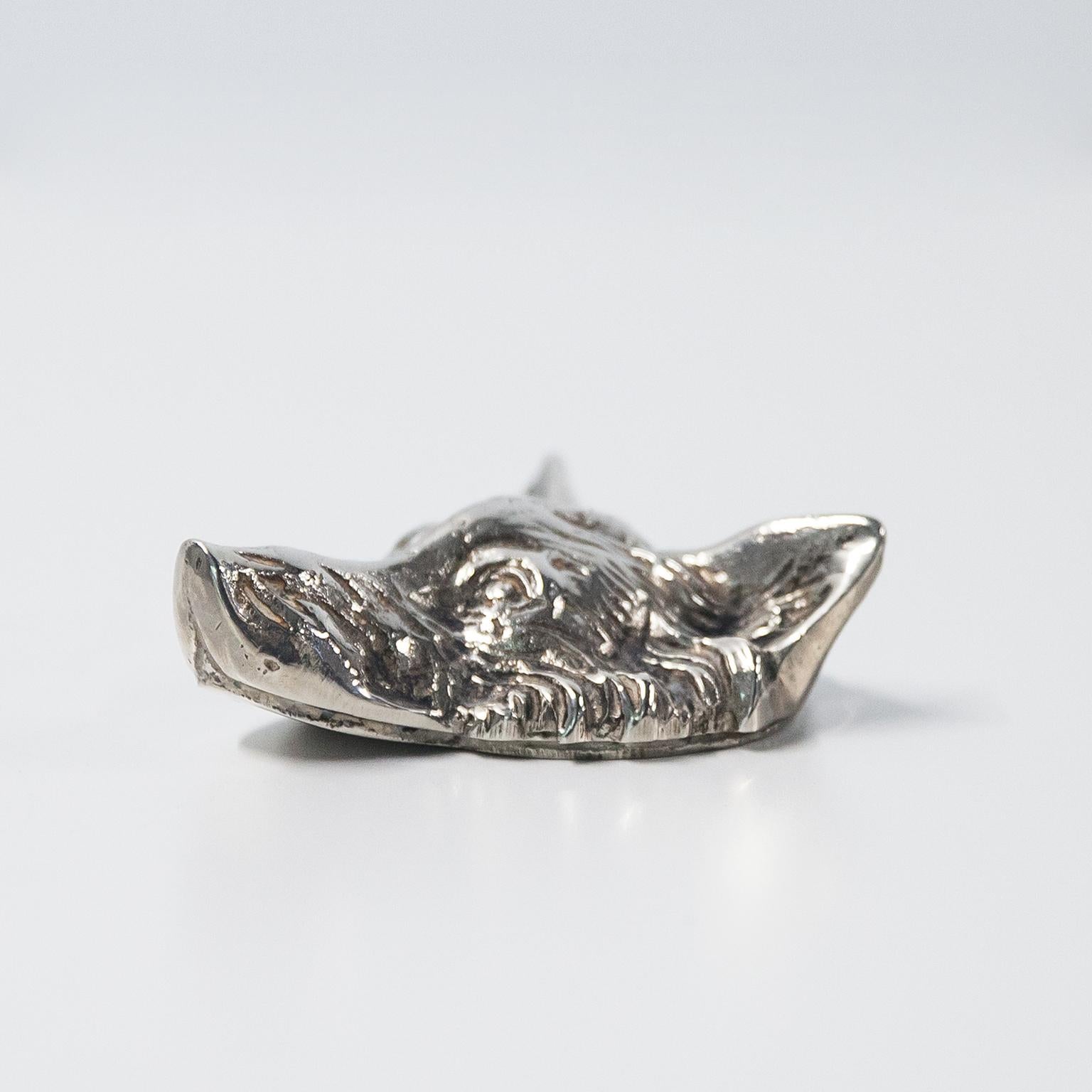 Silvered Gucci Fox Bottle Opener 1970s