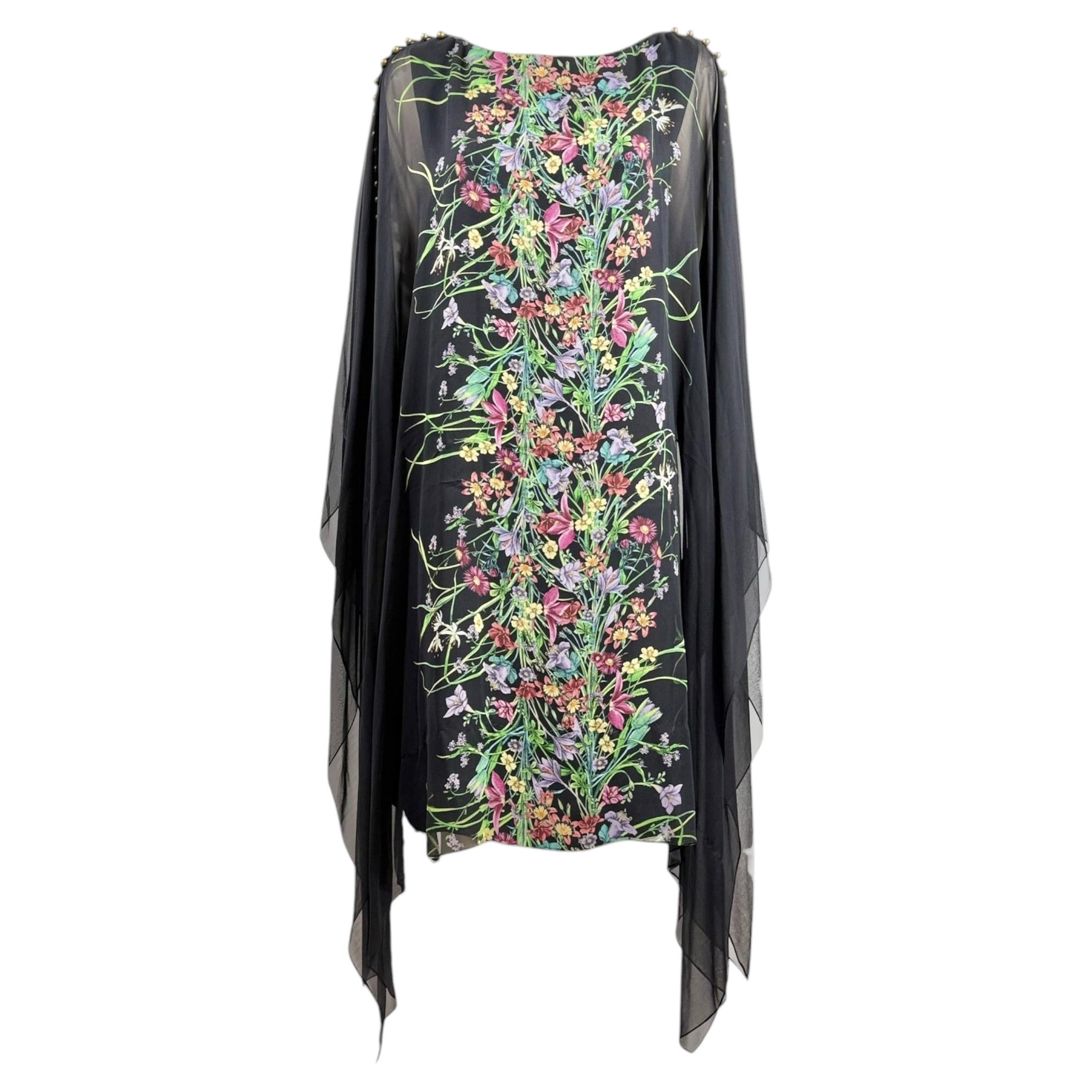 Gucci Frida Giannini Resort 2013 Look 3 Floral crepe printed dress