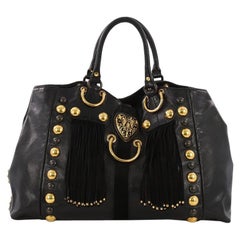 Gucci Fringe Babouska Tote Leather Medium