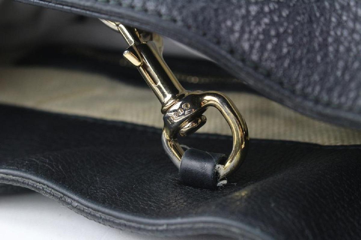 Gucci Fringe Tassel Black Leather Soho Chain Tote Bag 722gks323 3
