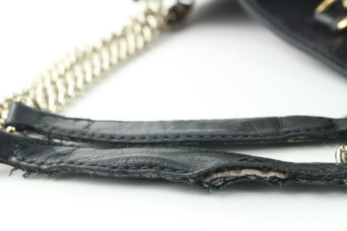 Gucci Fringe Tassel Black Leather Soho Chain Tote Bag 722gks323 5