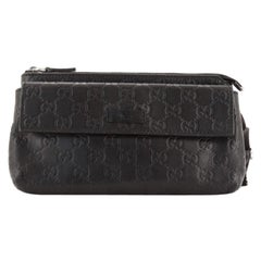 Gucci Front Pocket Waist Bag Guccissima Leather