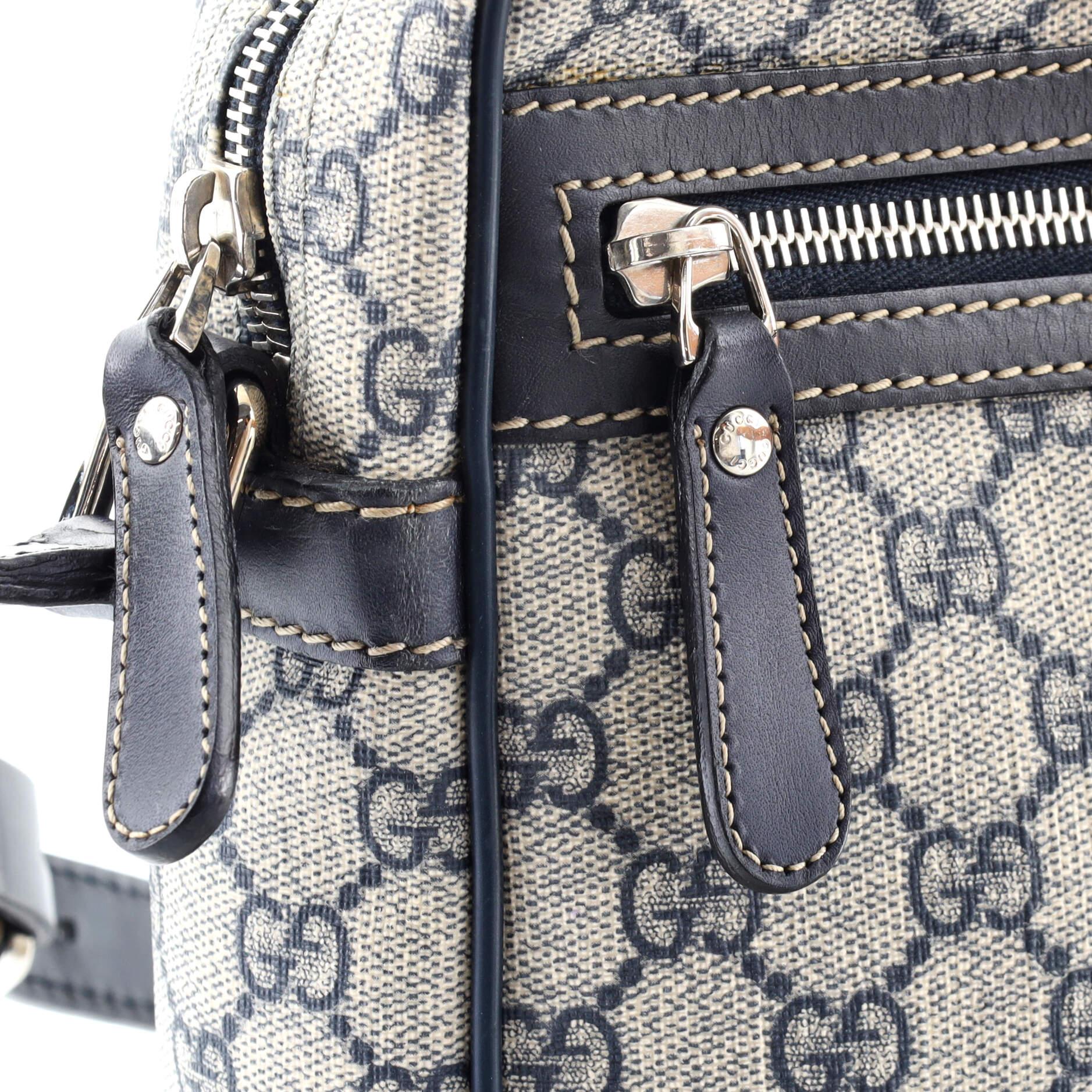 Gucci Front Zip Messenger GG Coated Canvas Small 1