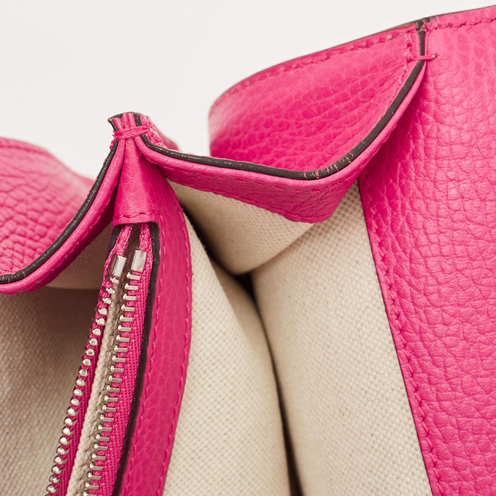 Gucci Fuchsia Leather Small Dionysus Crystals Shoulder Bag 7