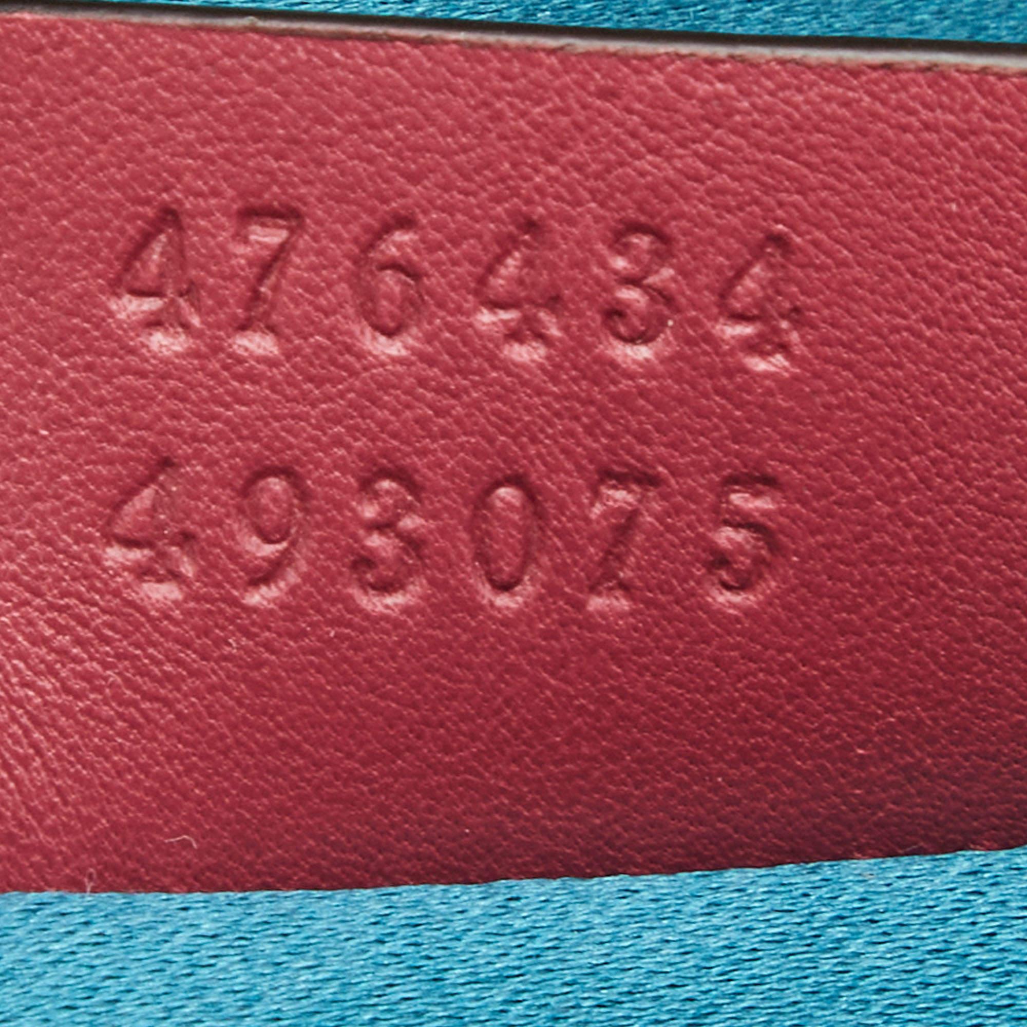 Gucci Fuchsia Matelassé Velvet GG Marmont Belt Bag 7