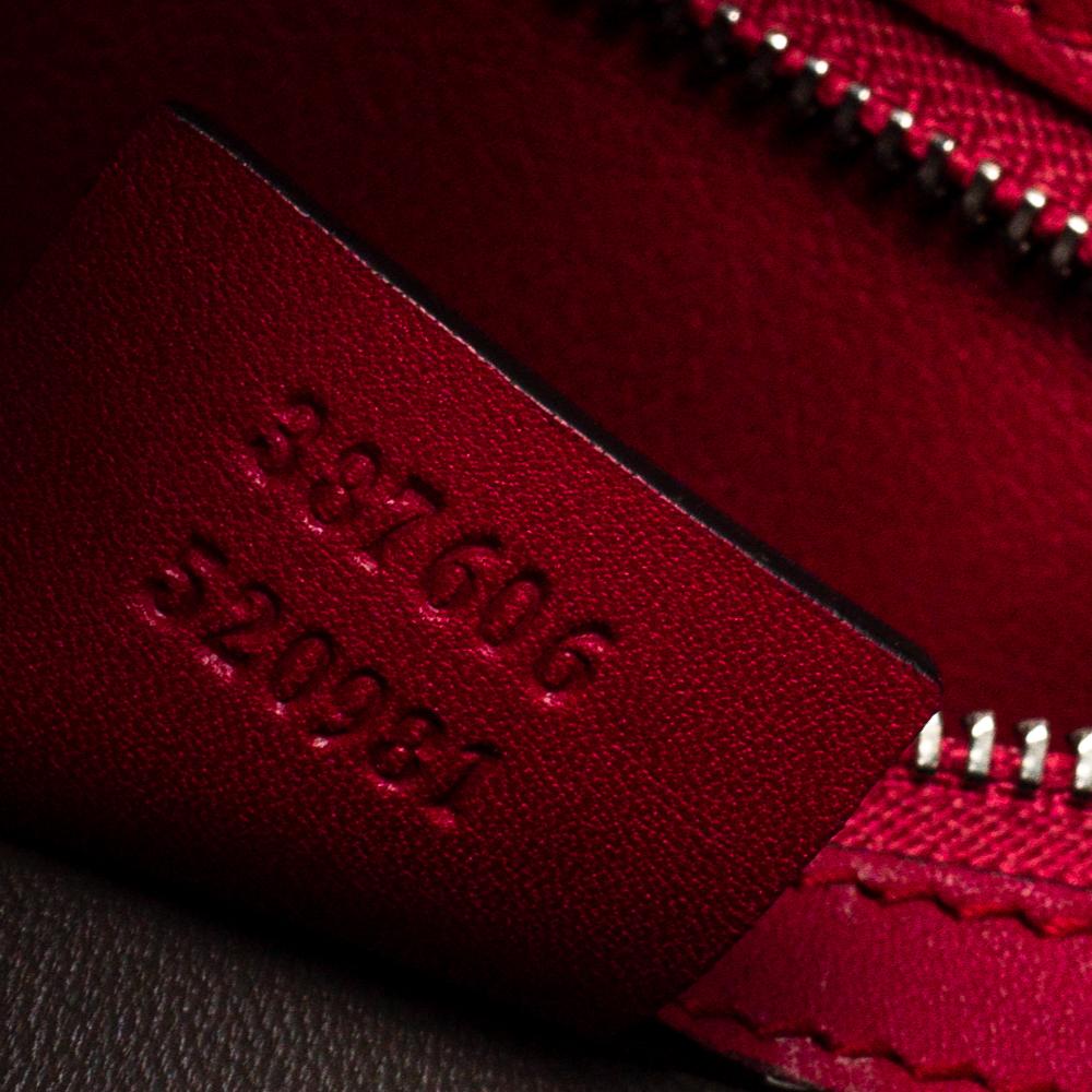 Gucci Fuchsia Patent Leather Medium Interlocking G Shoulder Bag 1