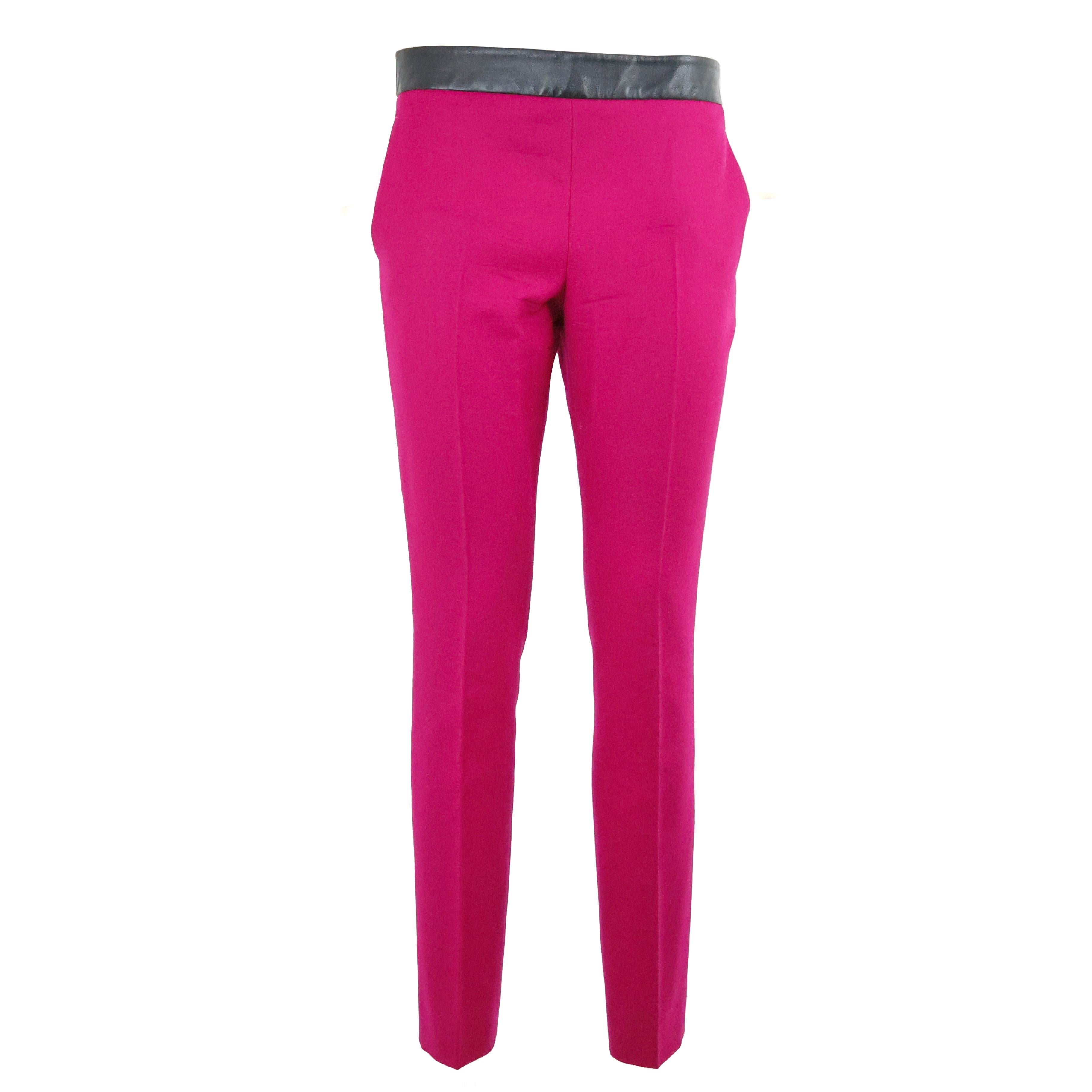 Gucci Fucsia Tailleur aus Wolle im Angebot 2