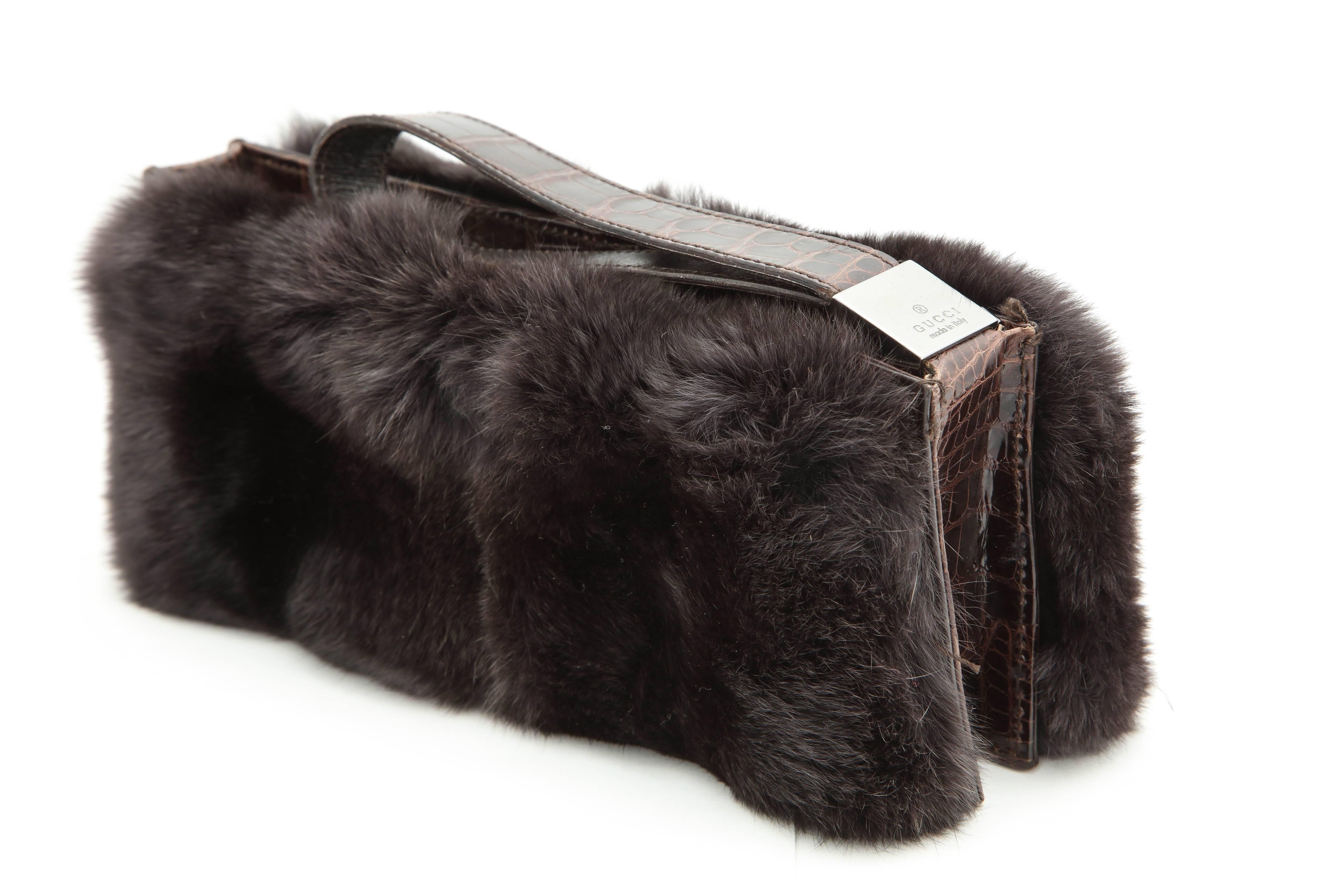 gucci fur bag