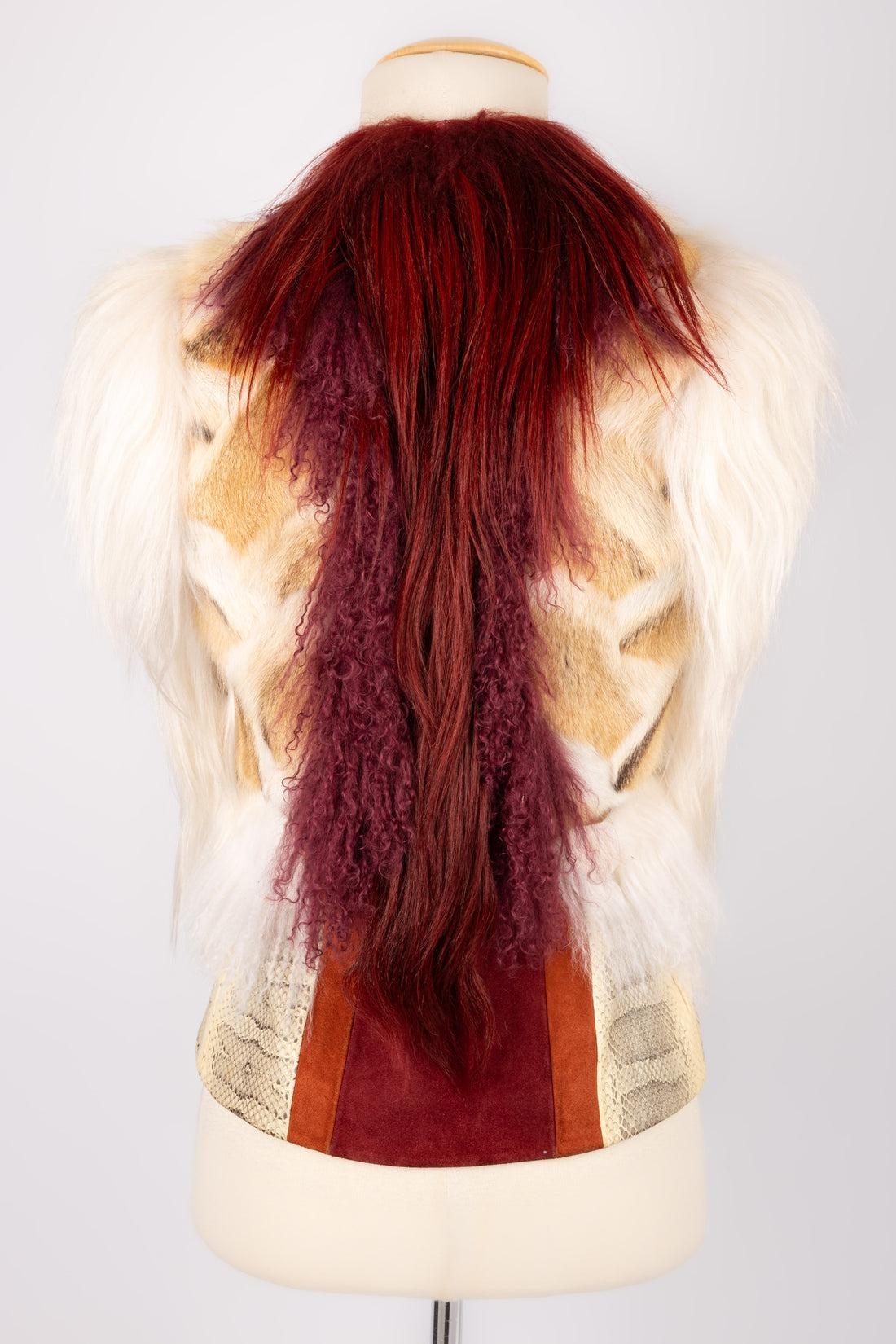 Gucci Fur Cardigan, 2015 In Excellent Condition In SAINT-OUEN-SUR-SEINE, FR
