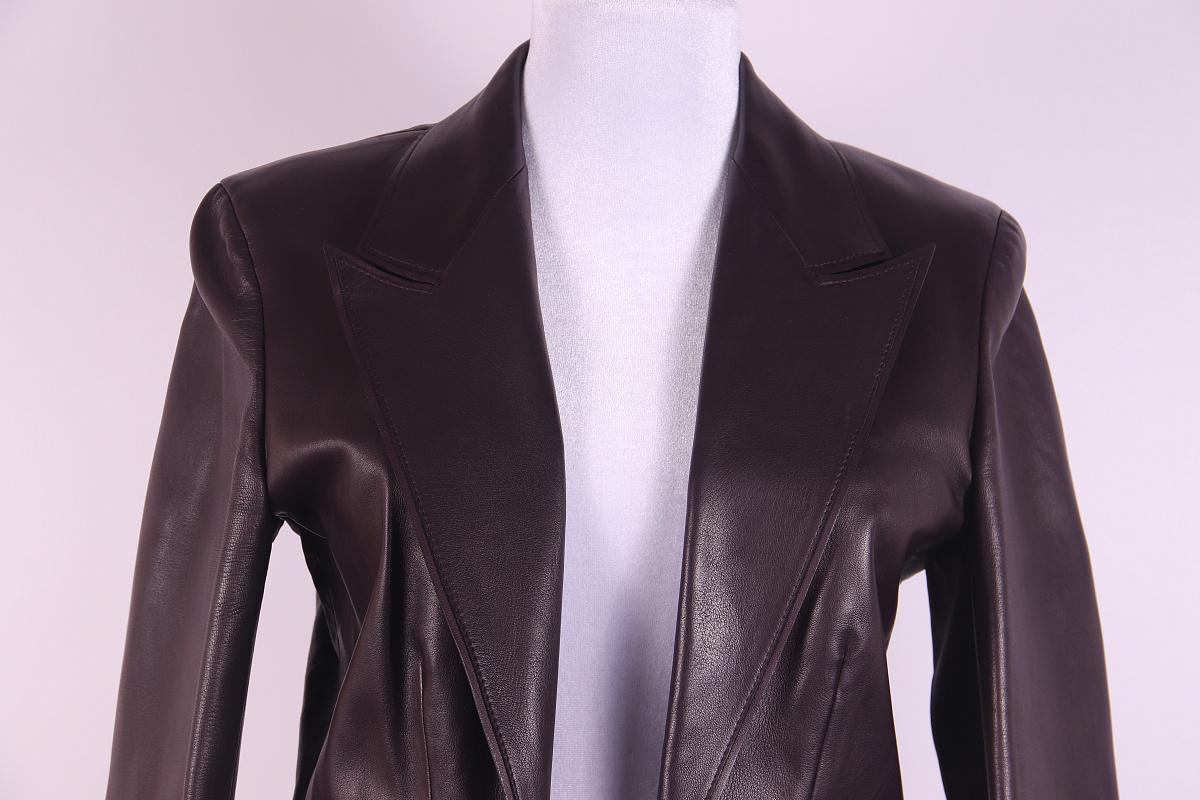 Giacca in pelle Tom Ford Gucci FW 2002 in vendita 3
