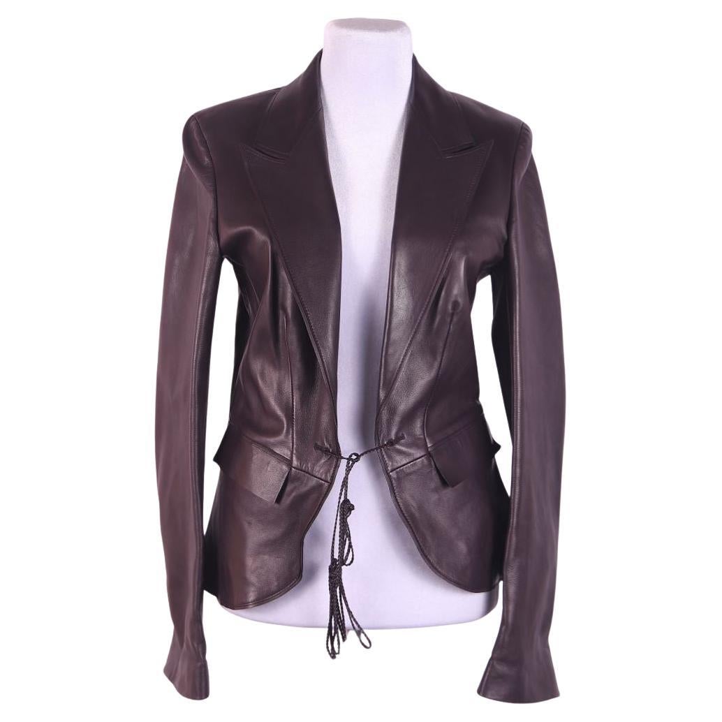 Gucci FW 2002 Tom Ford for Gucci Veste en cuir