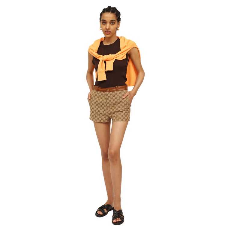 Gucci 2025 Short Brown Polyester Fiber
