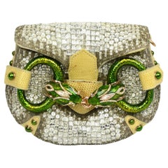 Gucci FW RUNWAY 2004 Tom Ford Jeweled Mini Bag  Sequin & Enamel Dragon Detail