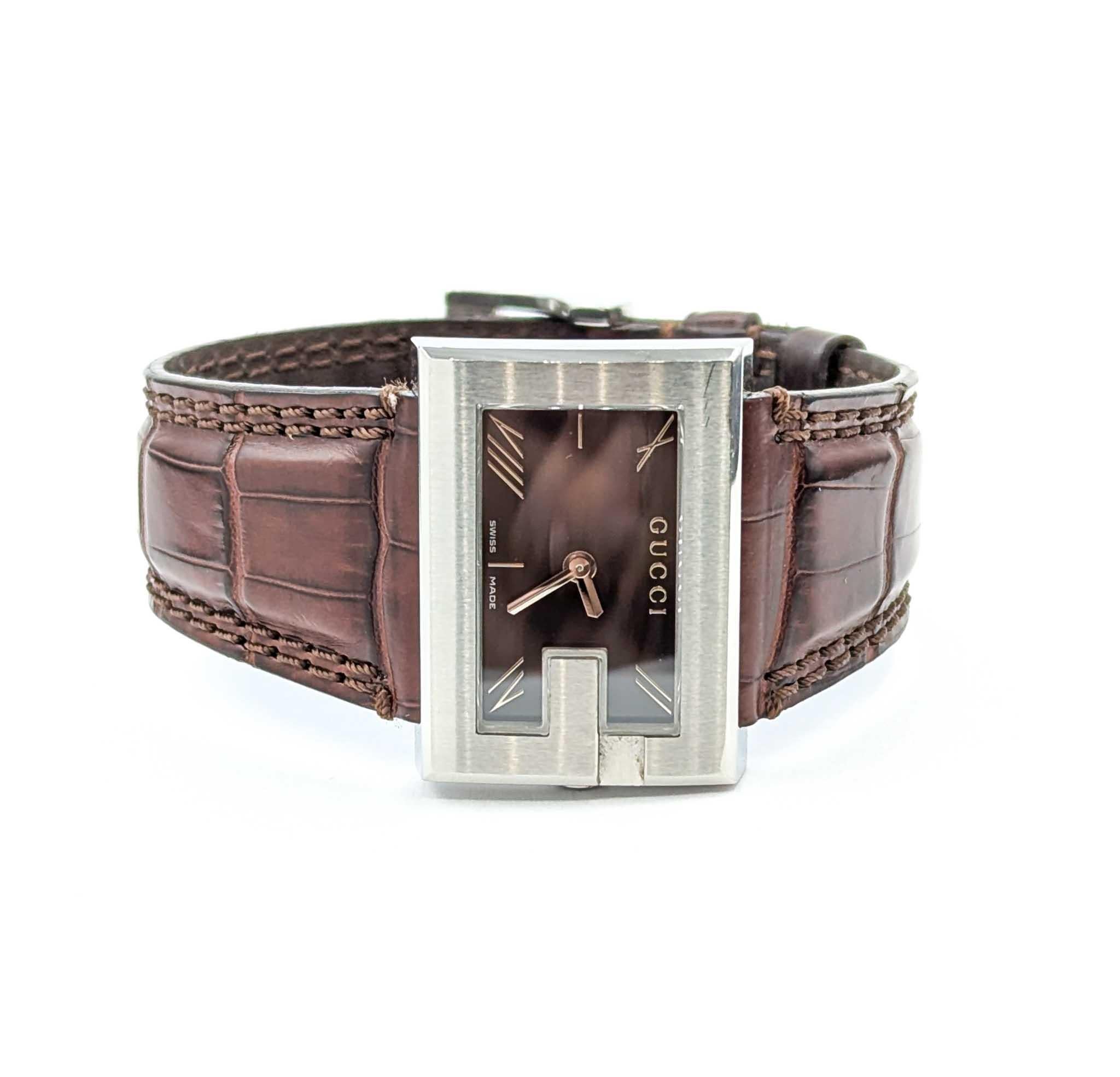 De las mujeres Reloj de acero inoxidable Gucci G 100L en venta