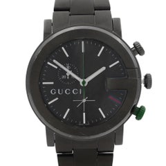 Gucci G-Chrono PVD Coated Steel Black Sticks Dial Quartz Men's Watch YA101331