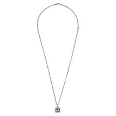 Gucci G Cube Sterling Silver G Motif Necklace YBB552768001