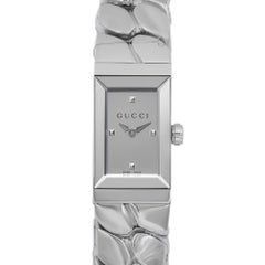 Gucci G-Frame Steel Silver Mirror Dial Ladies Quartz Watch YA147501