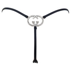 Perizoma con stringhe G di Gucci / bikini impreziosito da cristalli