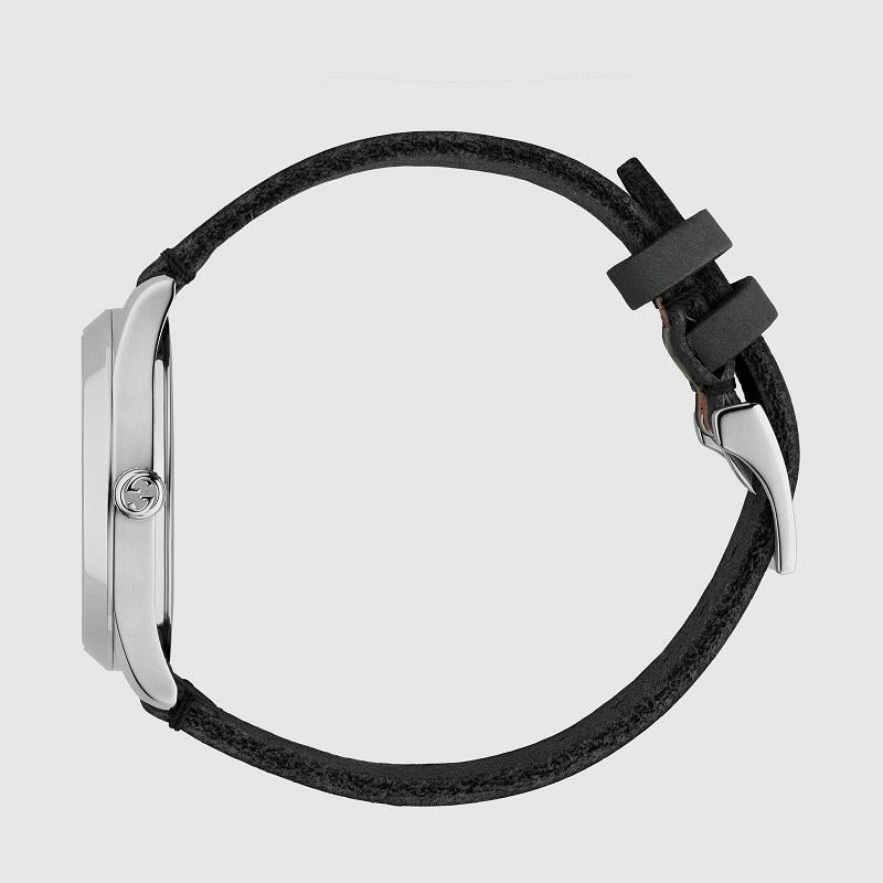 Gucci G-Timeless Herren-Lederuhr YA1264079 im Zustand „Neu“ im Angebot in Wilmington, DE