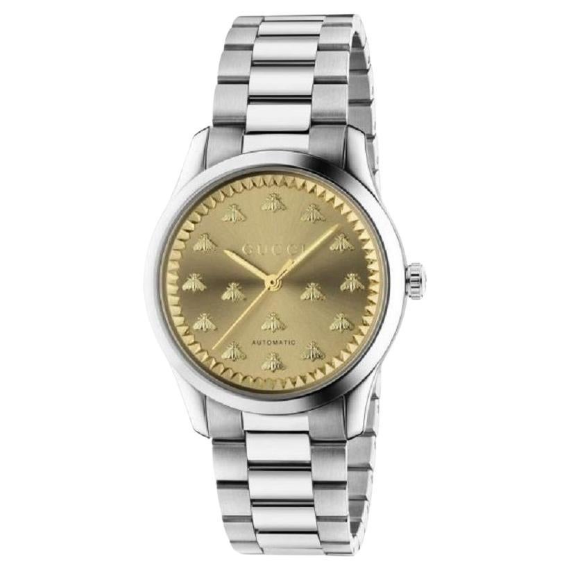 Gucci G-Timeless Multi-Bee Dial Automatic Stainless Steel Watch YA1264191 For Sale