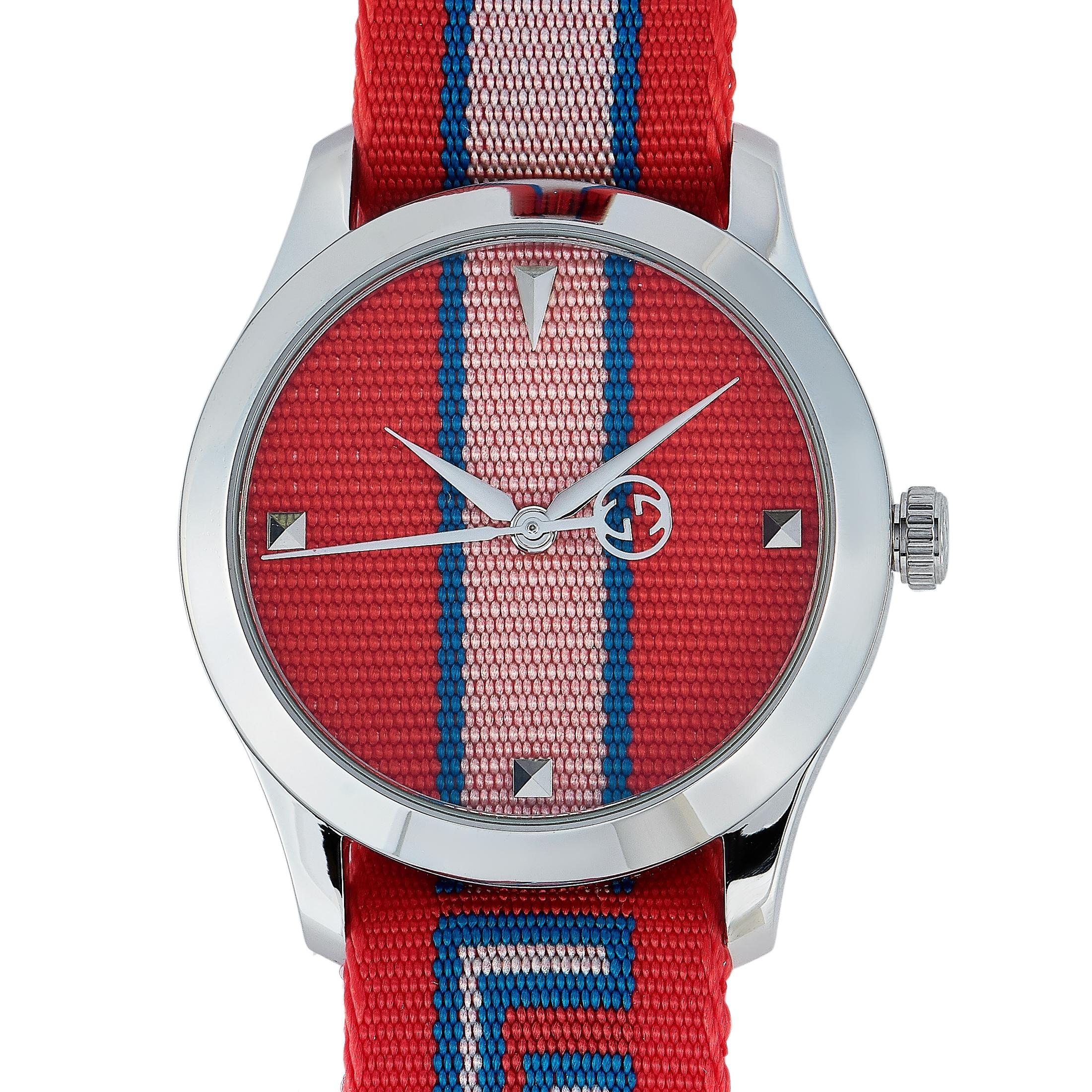 Women's or Men's Gucci G-Timeless Red and Pink Watch YA1264070